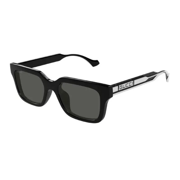 NEW GUCCI SUNGLASSES GG1732SK 001 BLACK MEN SQUARE EYEWEAR - Picture 1 of 3